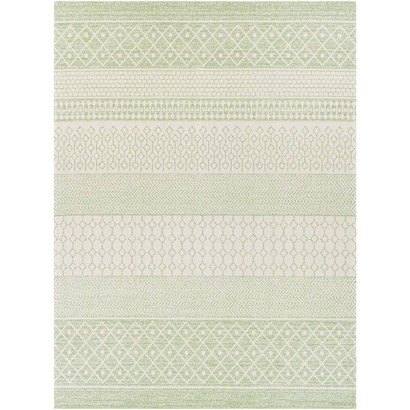 Livabliss Marbrey Moroccan Stripe Cotton Area Rug