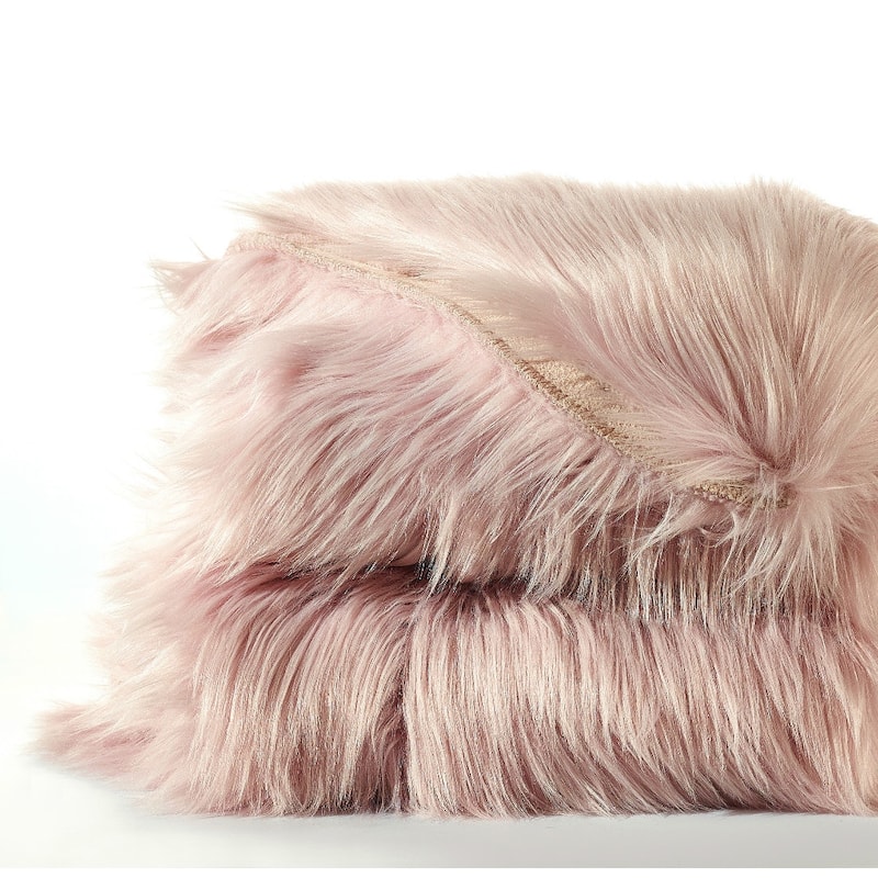 Serenta Shag Sheepskin Silky FauxFur Area Rug Sofa Decor - 24" x 36" - 24" x 36"