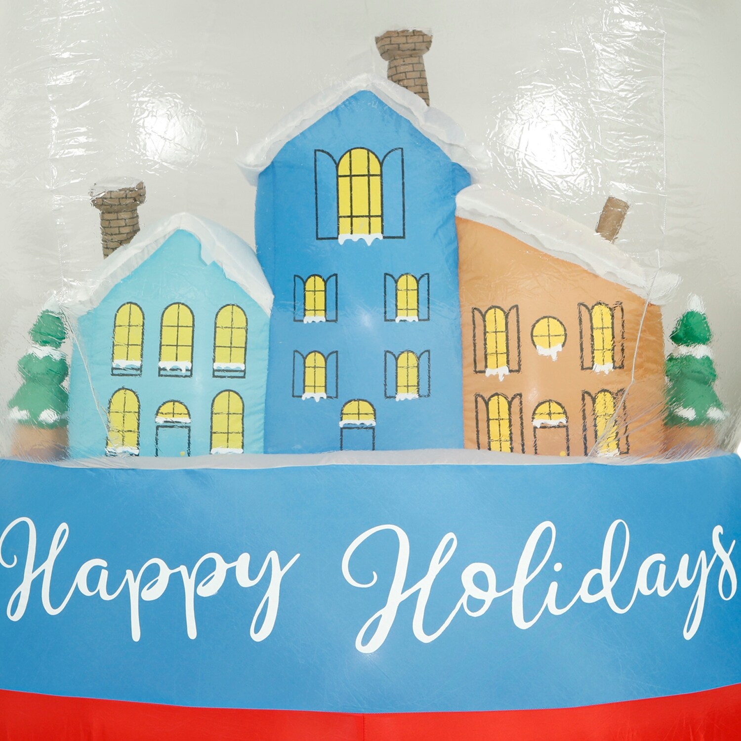 Shop Holidayana 8 Ft Inflatable Christmas Snow Globe Outdoor