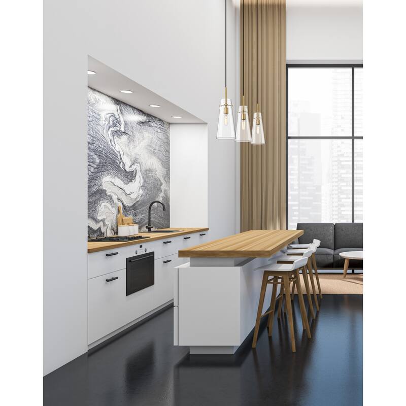 Z-Lite 7508P Kira 7" Wide Mini Pendant with Shade