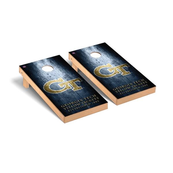 slide 2 of 5, Georgia Tech Yellow Jackets Museum Cornhole Board Set
