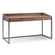 Thumbnail 2, WYNDENHALL Brinkley SOLID ACACIA WOOD Modern Industrial 60 inch Wide Writing Office Desk. Changes active main hero.