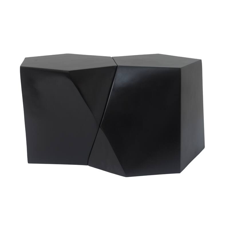 Modern MGO hexagon-topped Coffee Table Set Suitable for Any Space , No assembly is required