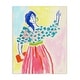 preview thumbnail 1 of 8, Stupell Woman in Bold Dress Canvas Wall Art Design By June Erica Vess 16 x 20