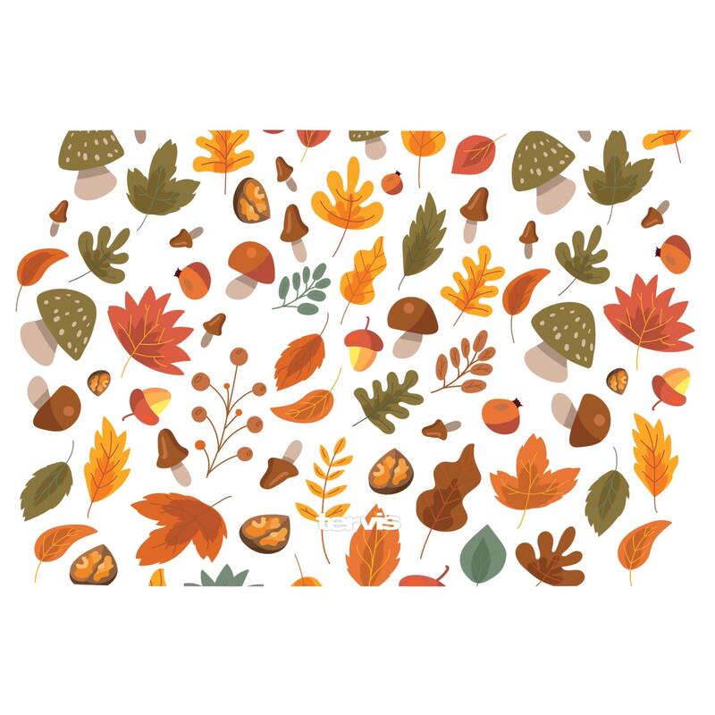 Tervis Awesome Autumn Fall Leaves Made in USA Double Walled Insulated Travel Tumbler, Classic