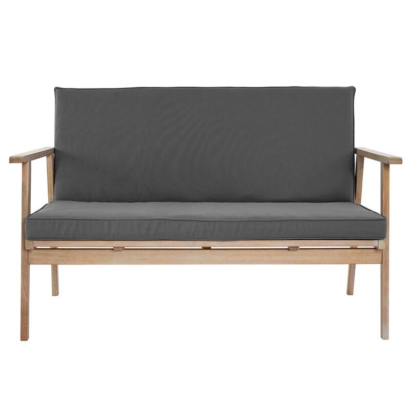 4 - Person Outdoor Seating Group Wood Conversation Set With Cushions