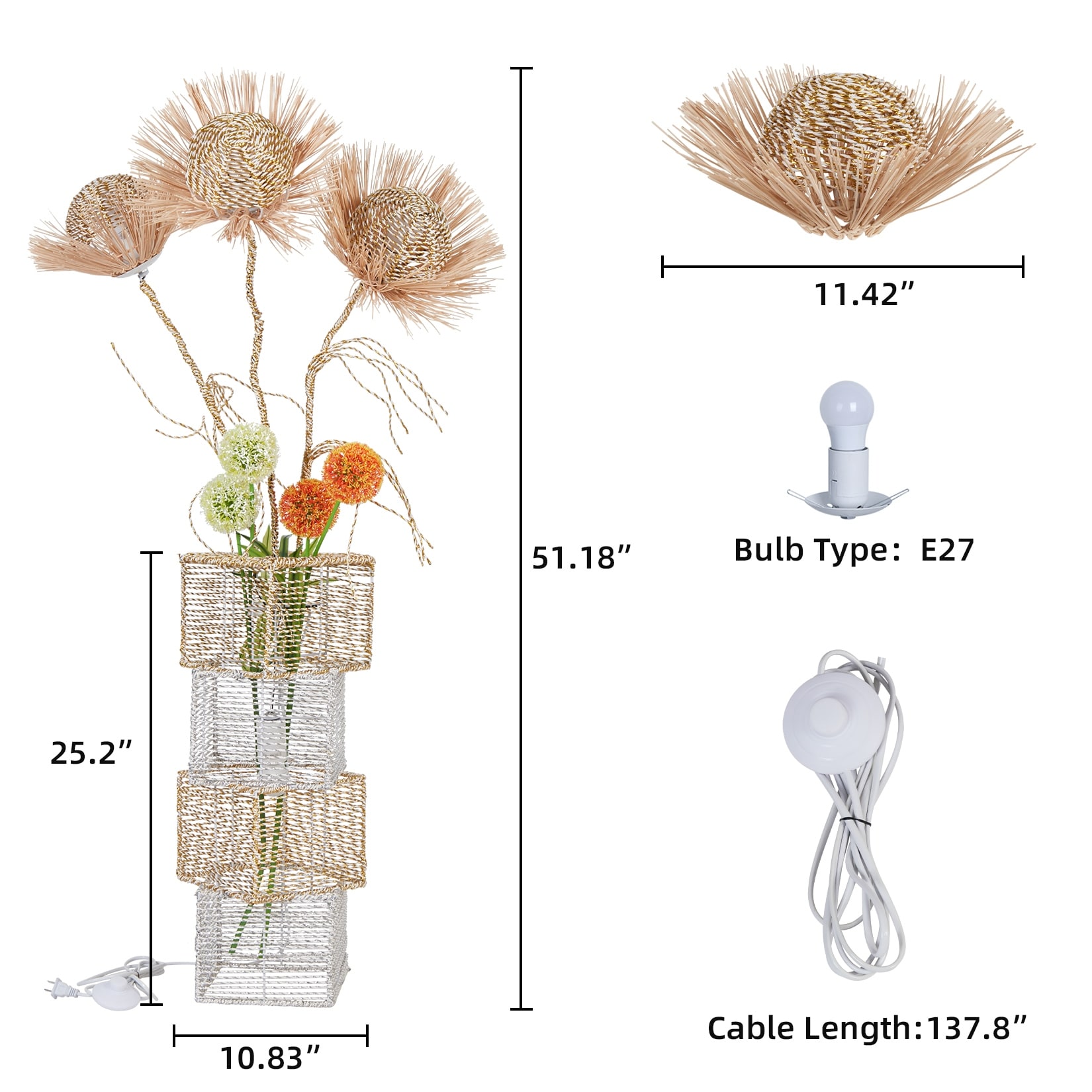 The range flower floor lamps cheap