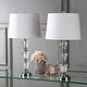 preview thumbnail 3 of 16, Aubrey 27" Crystal LED Table Lamp, Clear (Set of 2) by JONATHAN Y