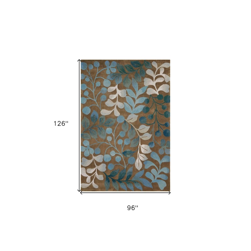 Cebi Stain Resistant Area Rug By HomeRoots - 126' X '96' X '0.5