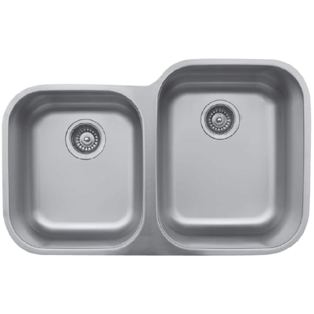 Karran USA U-6040L U Series 31-1/2" Undermount Double Basin Stainless