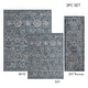 preview thumbnail 2 of 36, Gertmenian Hurston 3PC Traditional Medallion Area Rug Set, 2x7, 5x7, and 8x10 - 3PC Set
