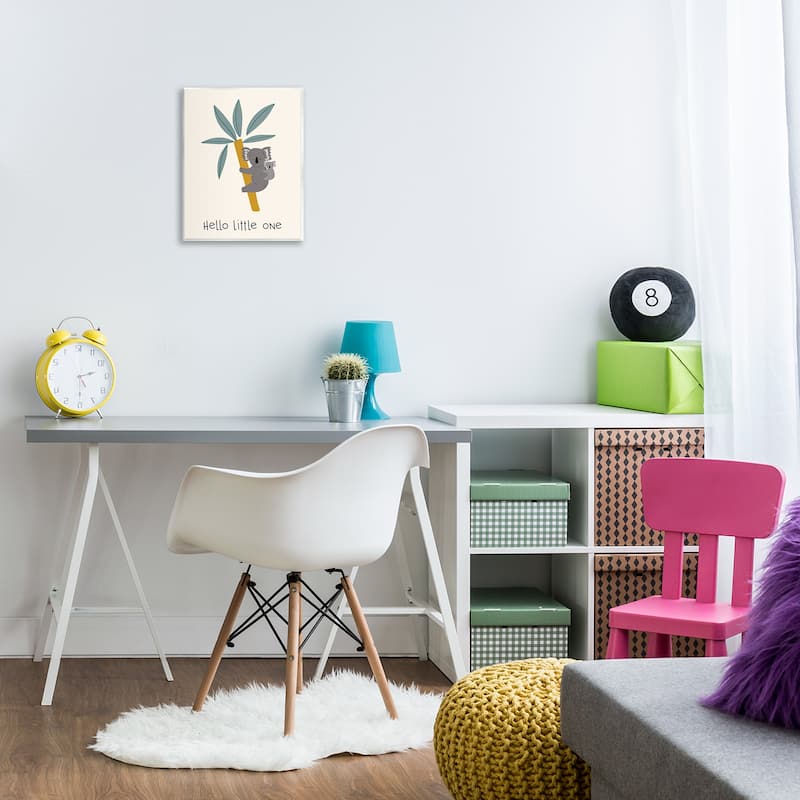 Stupell Hello Little One Koalas Wall Plaque Art Design By Sazerelli Designs