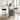 3-Piece Bar Steels Kitchen Dining Room Table Set Retro Brown Bar Chair