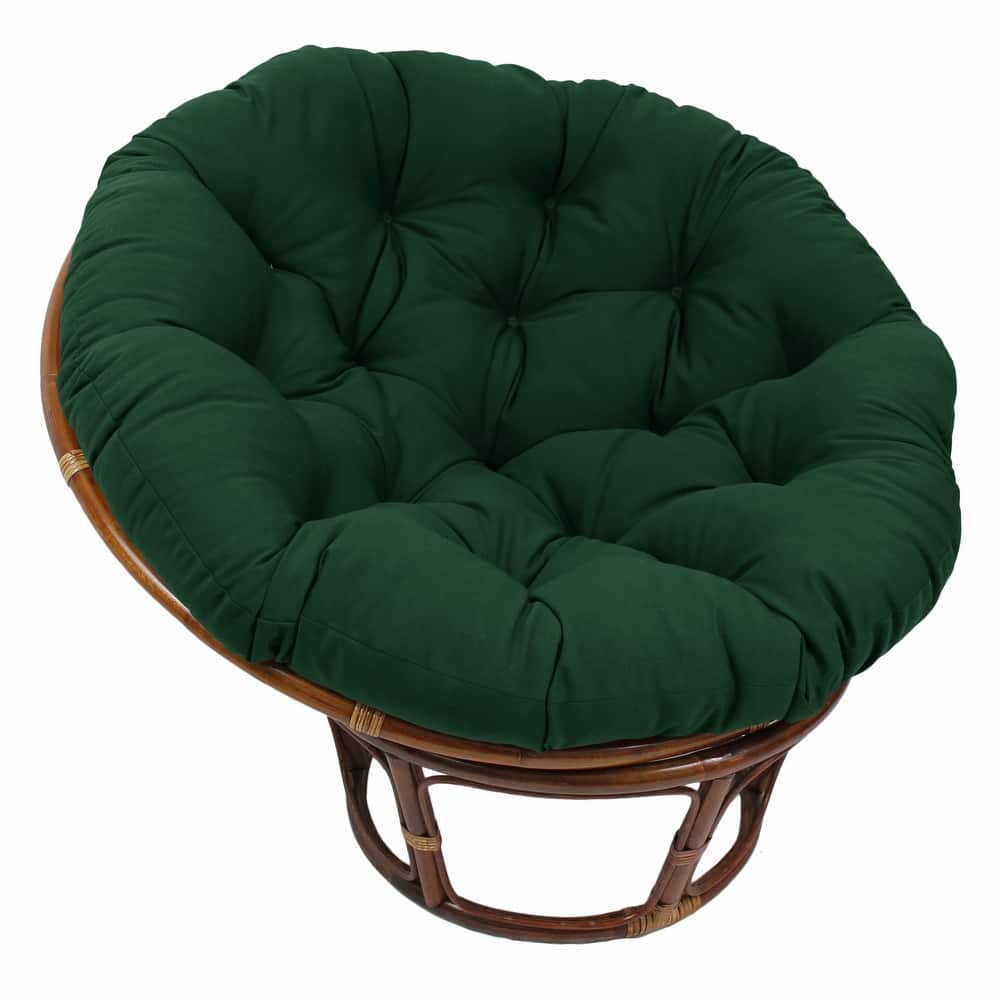 48-inch Solid Twill Papasan Cushion (Cushion Only)