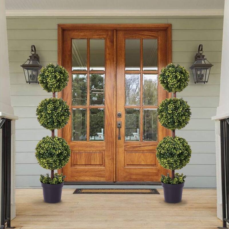 Artificial Boxwood Topiary Tree 3Ft/3.7Ft/4.2Ft