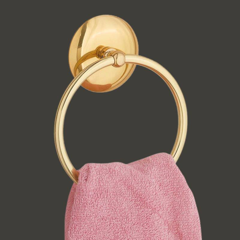 Towel Ring Bright Brass 6 D Renovators Supply
