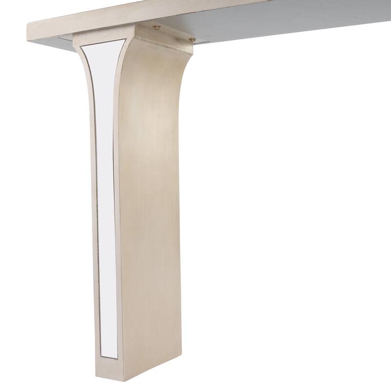 Handmade Butler Katya Silver Leaf Console Table (China)