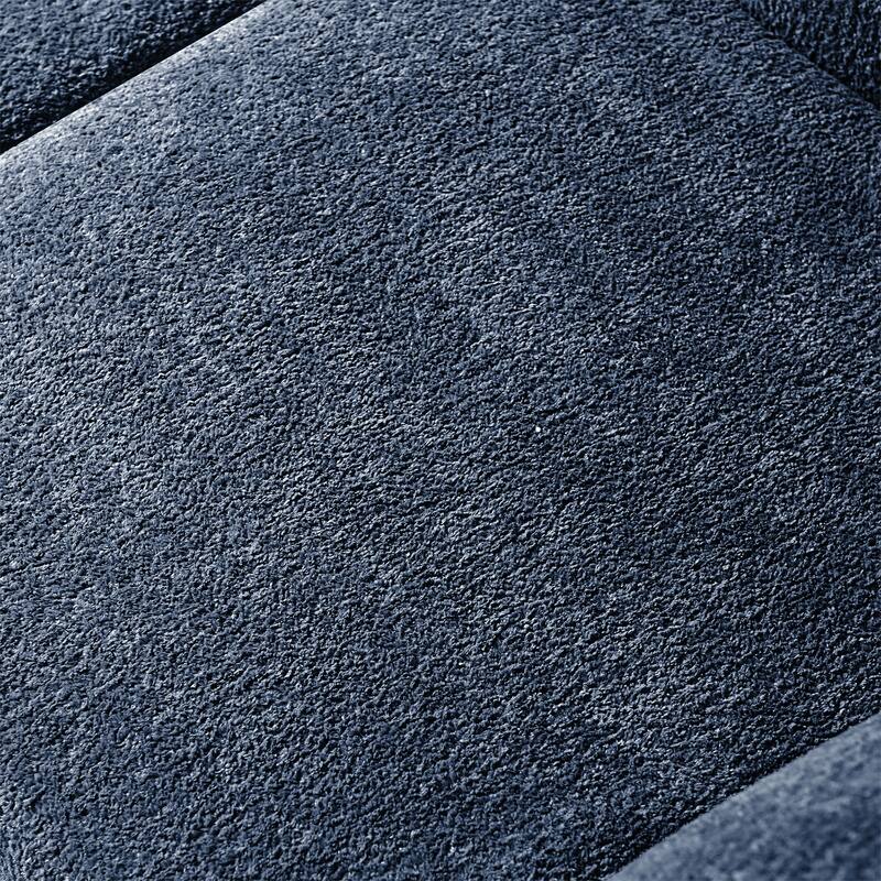 Velvet 2-Seater Sofa Couch, Chaise Lounge Sofa with High-Density Cushions, Corduroy Loveseat Sofa Recliner Sofa