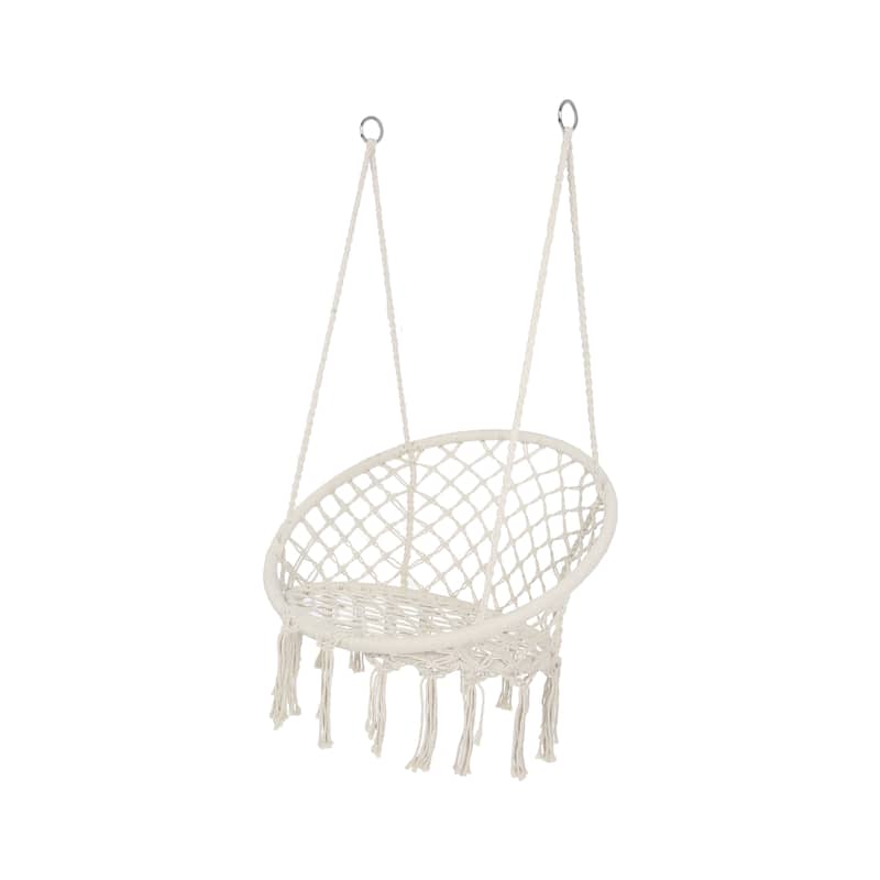 Cotton Macrame Hammock Swing