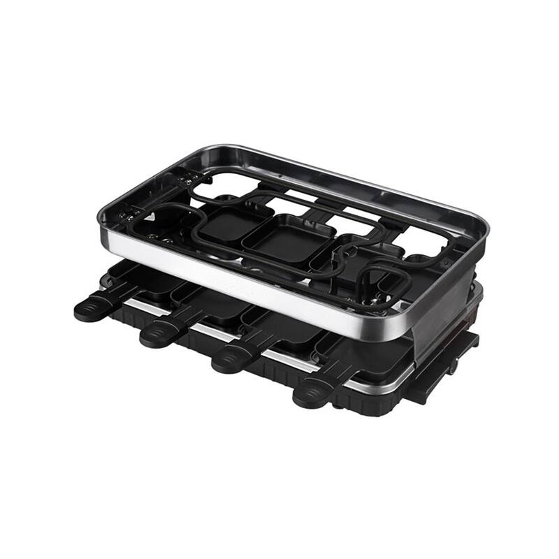 8 People Grill Plate Nonstick Coated Infinitely Adjustable Temperature