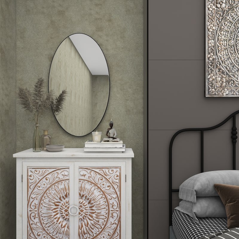 Black Polystone Meditating Buddha Decorative Sculpture with Engraved Carvings and Relief Detailing - 6 x 4 x 8