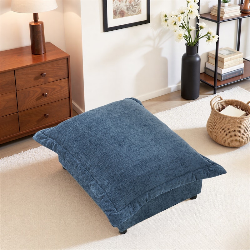 Double Layer Cushion Comfy Cloud Modular Sectional Sofa Couch Ottoman