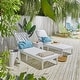 preview thumbnail 15 of 37, Mahina Resin Outdoor Chaise Lounge Chair by Havenside Home