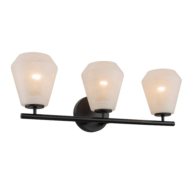 Artcraft Brooke Bathroom Vanity - Wispy White Glassware Shade