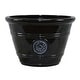 preview thumbnail 2 of 5, Southern Patio Modesto Handcrafted Composite Planter Black