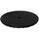 preview thumbnail 2 of 7, Outsunny 20" Umbrella Table Tray Portable Round Table Top for Beach, Patio, Garden, Swimming Pool, Deck, Black