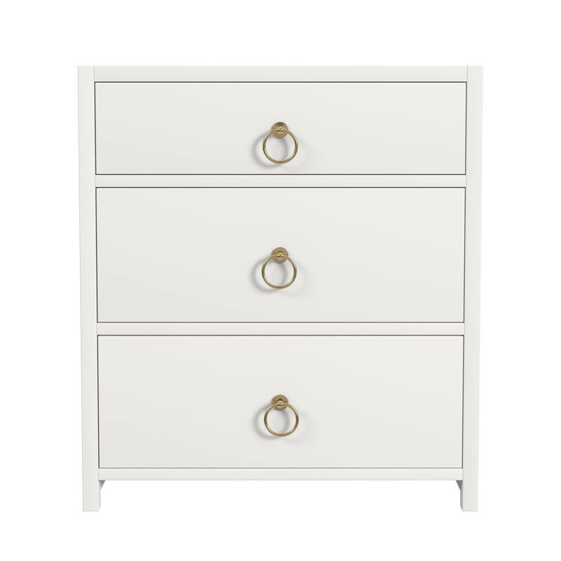 Lark 3-Drawer Nightstand