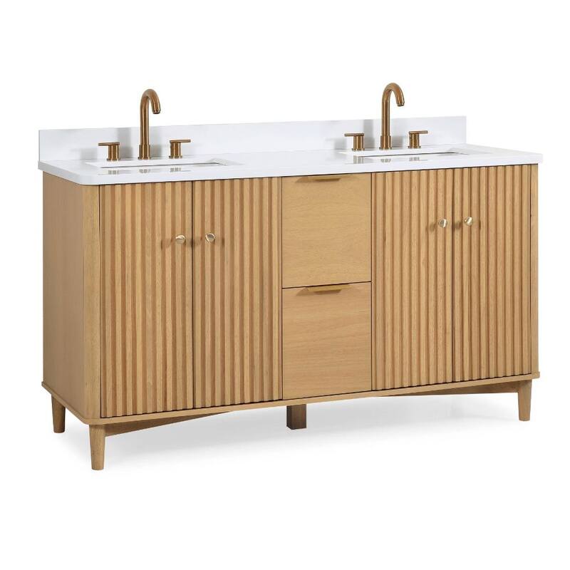 48 Inch Trendy Wood Finish Bathroom Vanity