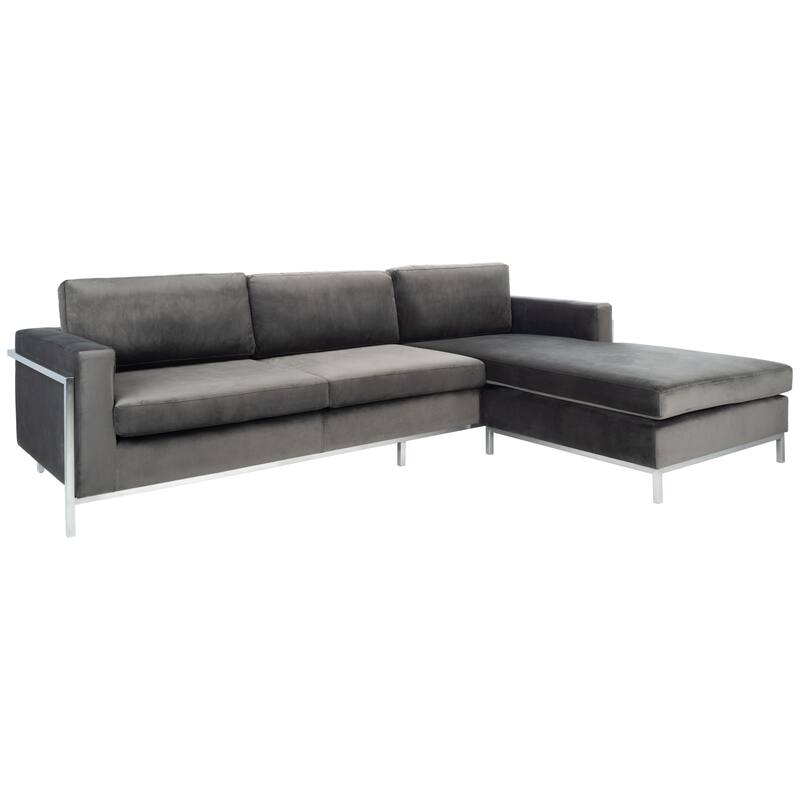 SAFAVIEH Couture Camila Sectional Sofa - 106"W x 37"D x 32"H