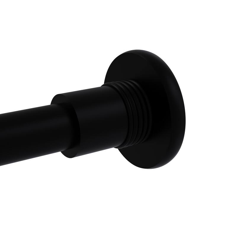 Shower Curtain Rod Brackets - Matte Black