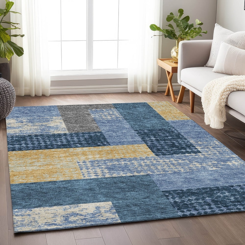 Premium Washable Super Soft Casual Geo Mayfield Rug