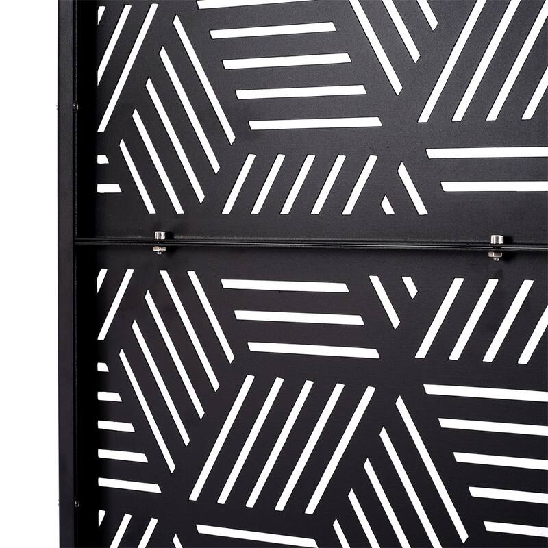 Outdoor & Indoor Privacy Screen Metal Privacy Screen 76" H×48" W