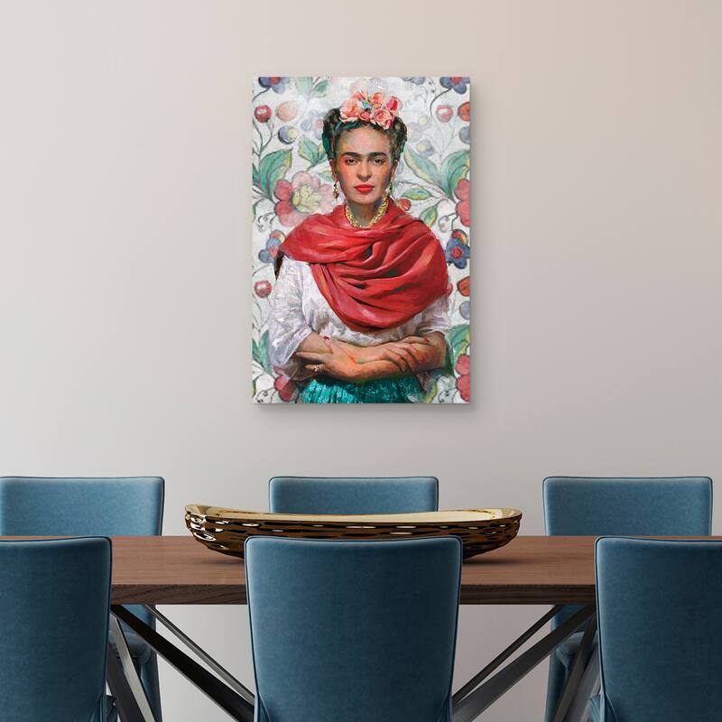 Frida Portrait by Studio Arts Canvas Art Print