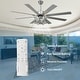 preview thumbnail 7 of 20, Chichoice 65" Industrial Caged Ceiling Fan with Light and Remote, 6-Speed DC Motor Large Ceiling Fan