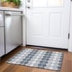 preview thumbnail 119 of 132, Premium Washable Super Soft Diamond Modern Mayfield Rug Gray - 1'8" x 2'6"