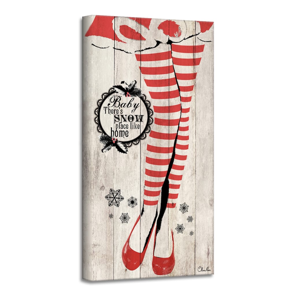 Ready2HangArt 'Snow Place' Holiday Canvas Wall Art by Olivia Rose
