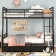 preview thumbnail 2 of 16, XL Over Queen Metal Bunk Bed with Storage Drawers