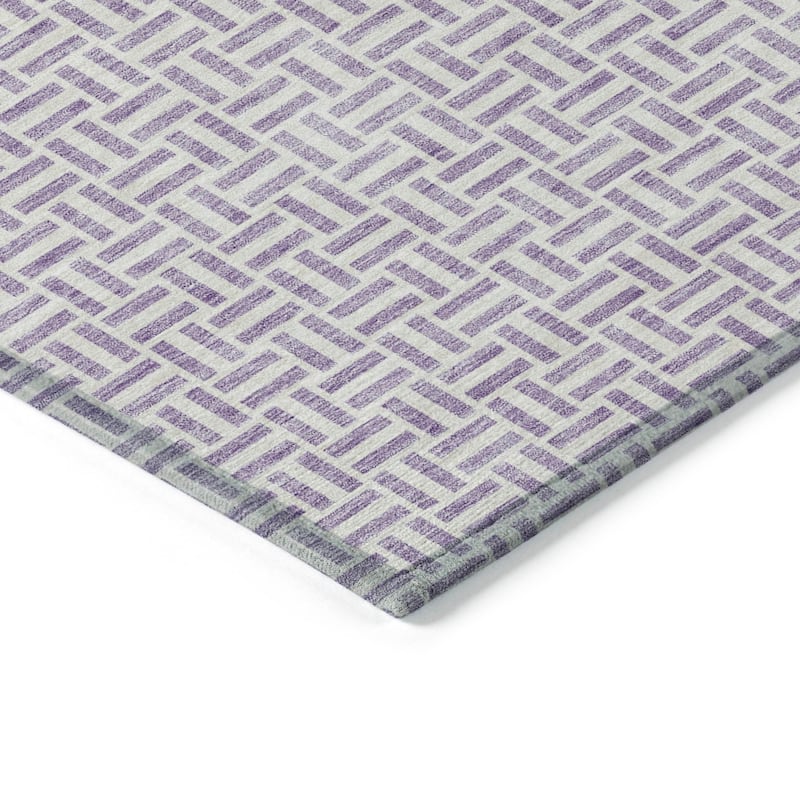 Machine Washable Indoor/ Outdoor Chantille Contemporary Casual Rug