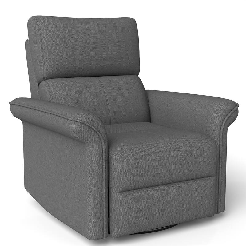 270°Power Swivel Rocker Recliner Chair for Adult,Rocking Glider Nursery Recliner for Small Spaces,Fabric Rocking Chair