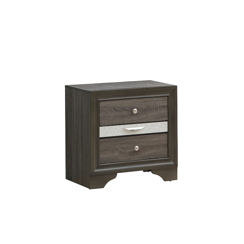 Madrid 3-Drawer 26 in. W Nightstand