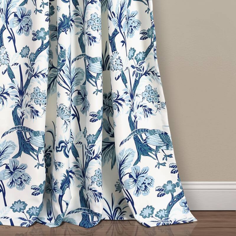 Lush Decor Dolores Room-darkening Floral Curtain Panel Pair