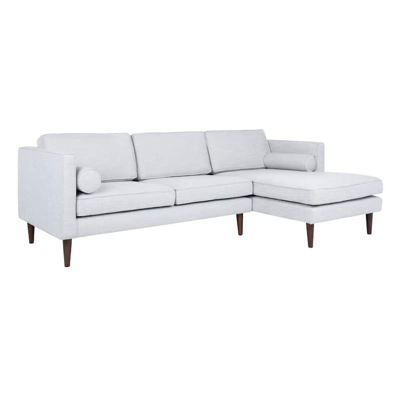 SAFAVIEH Couture Dulce Mid Century Chaise Sofa - 98"W x 60"D x 33"H