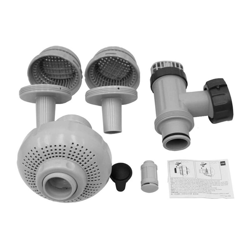 Intex 26005E Above Ground Swimming Pool Inlet Air Water Jet Replacement Part Kit - 1.9