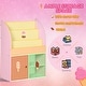 preview thumbnail 13 of 14, Multi-Purpose Kids Toy Storage Organizer Bookshelf for Ages 3-8