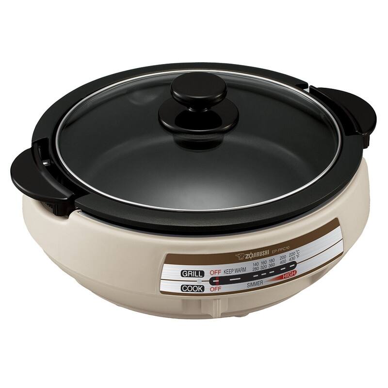 Gourmet d'Expert® Electric Skillet EP-PPC10 - Light Gray