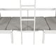 preview thumbnail 10 of 18, White Twin Size Solid Wood Loft Bed with Convertible Desk & Drawers